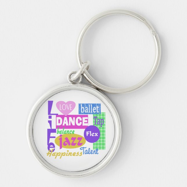 Dance Mix Key Ring (Front)