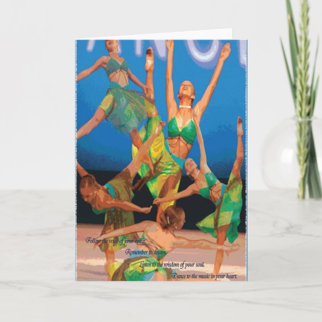 dance motivation card (Front)