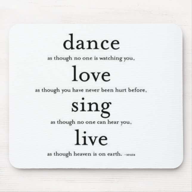 dance mouse mat (Front)