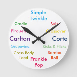 Dance Moves Clock