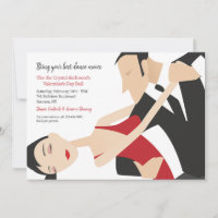 Dance Moves Party Invitations