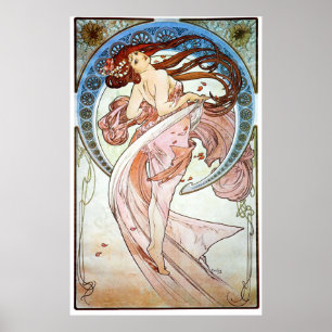 Dance, Mucha Poster