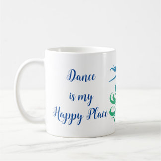 Dance mug with a happy dancer