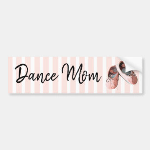 Dance Mum Ballet Slippers bumper sticker