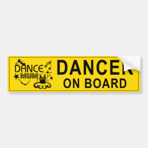 Dance Mum Bumper Sticker