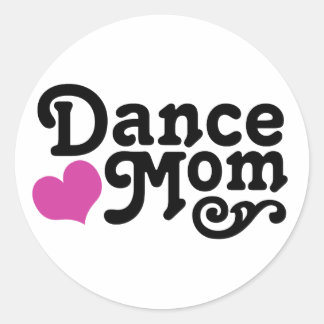 Dance Mum Classic Round Sticker