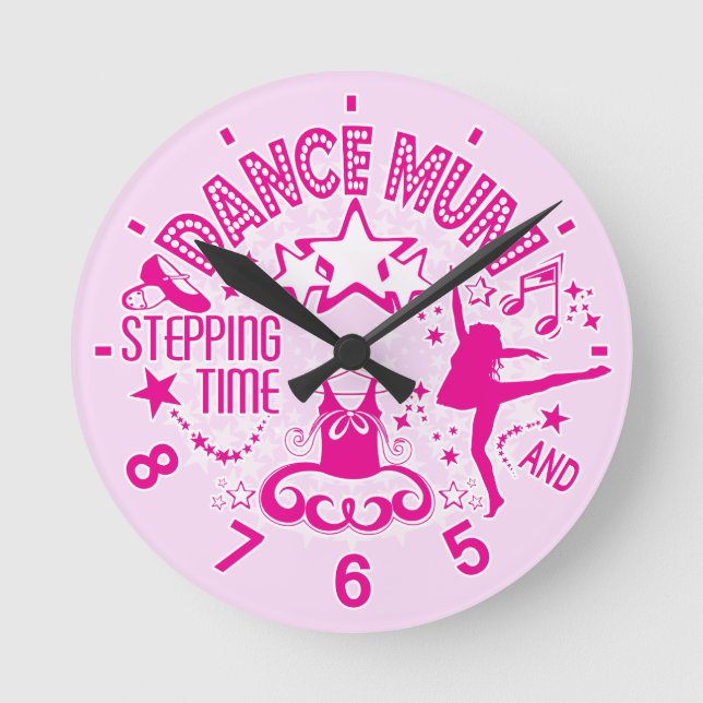 Dance Mum Clock (Front)