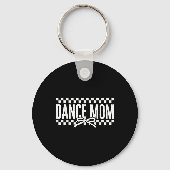 Dance Mum Coquette Dancer Mama Dancing Womens Moth Key Ring (Front)