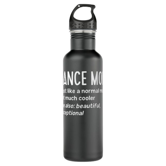 Dance Mum Definition Funny Dance Lover Mother's Da 710 Ml Water Bottle (Front)