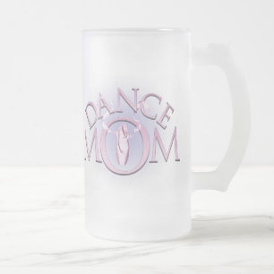 Dance Mum Frosted Glass Beer Mug