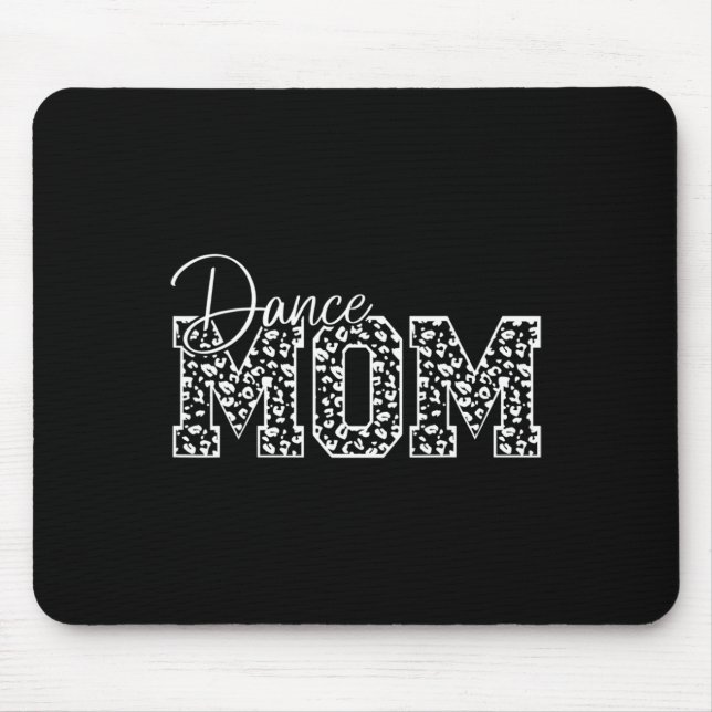 Dance Mum Leopard Cheetah Funny Dancing Lover Moth Mouse Mat (Front)