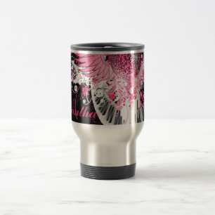 Dance Music 15 oz. Stainless steel Travel Mug Cup