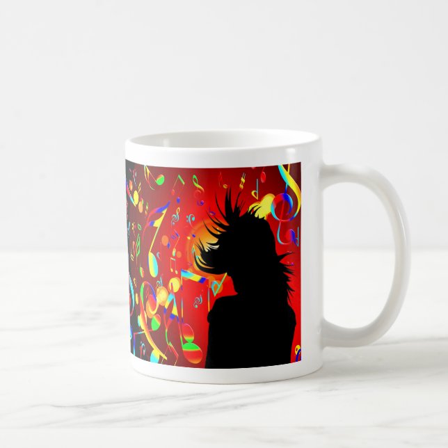 Dance Music Coffee Mug (Right)