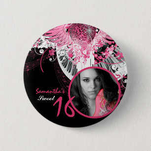 Dance Music Disco Ball Piano Music Support Button