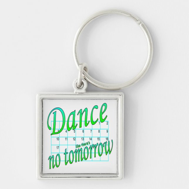 DANCE NECKLACE GIFT FOR DANCER KEY RING (Front)