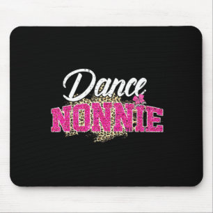 Dance nonnie leopard funny dancing nonnie mother's mouse mat
