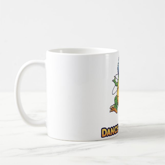 Dance-o-Saurus Coffee Mug (Left)
