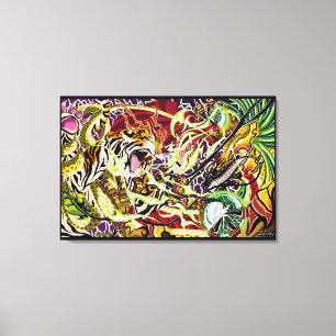 Dance of Ascension Stretched Canvas Art Prints