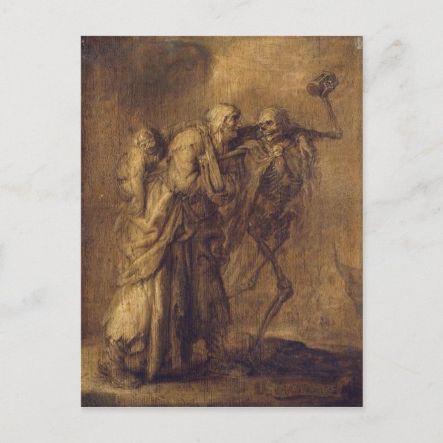 Dance of Death by Adriaen van de Venne Postcard (Front)