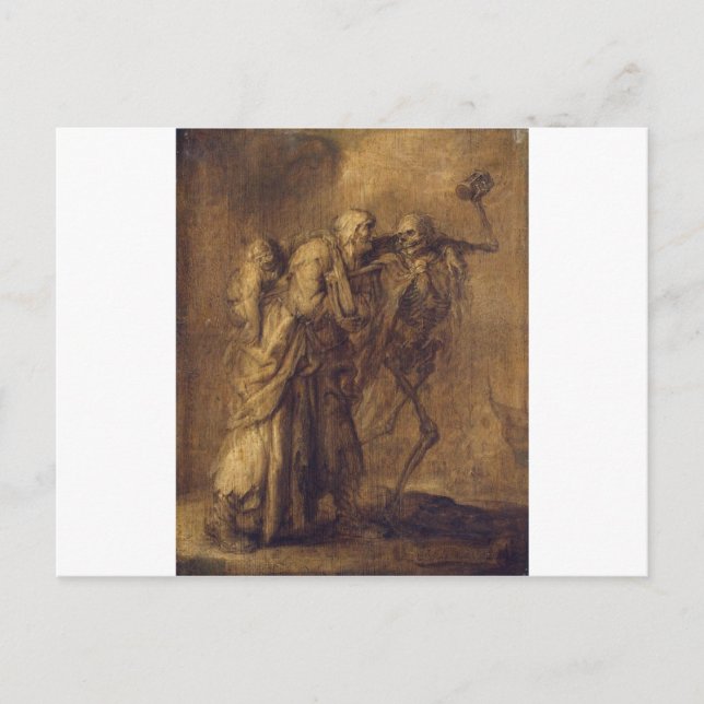 Dance of Death by Adriaen van de Venne Postcard (Front)