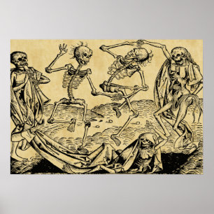 Dance Of Death By Michael Wolgemut 1493 Poster