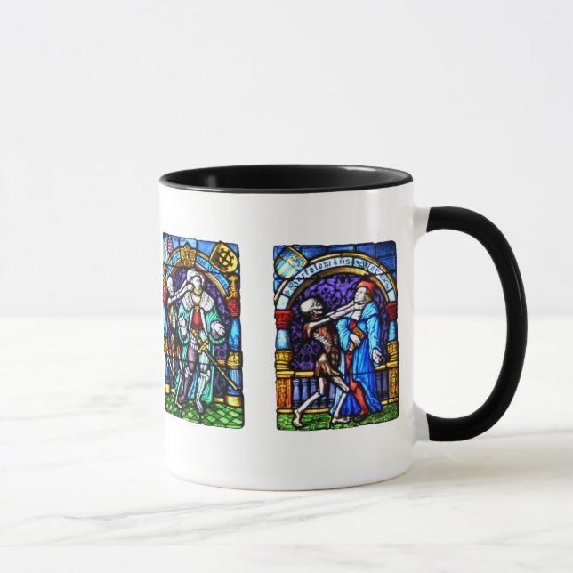 Dance of Death Stained Glass Mug (Right)