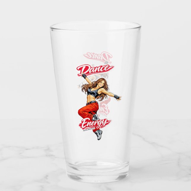 Dance of Energy and Freedom Glass (Front)