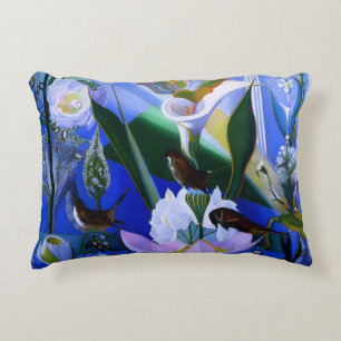 Dance of Spring by Joseph Stella Decorative Cushion