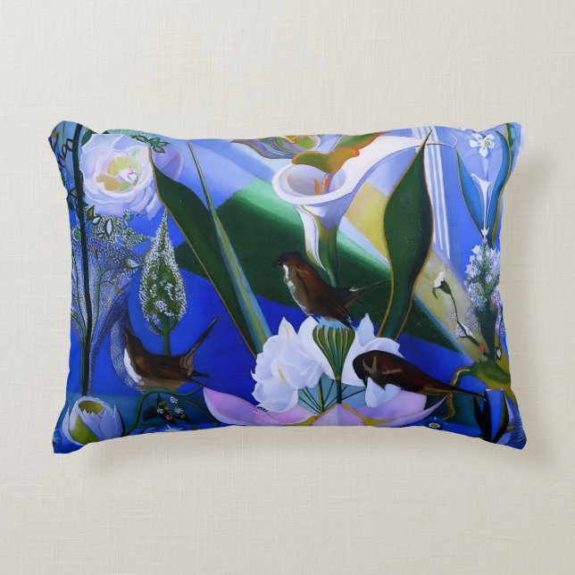 Dance of Spring by Joseph Stella Decorative Cushion (Front)