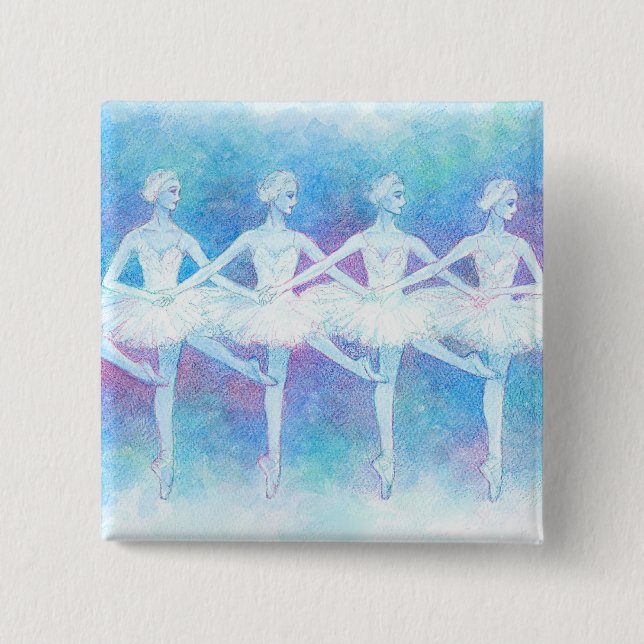 Dance of the Baby Swans Button (Front)