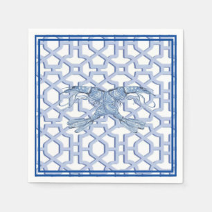 Dance of the Blue Shrimp  Paper Plate Napkin