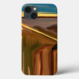 Dance of the Cacti Southwestern Abstract Art iPhone 13 Case