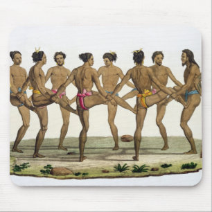 Dance of the Caroline Islanders, plate 22 from 'Le Mouse Mat