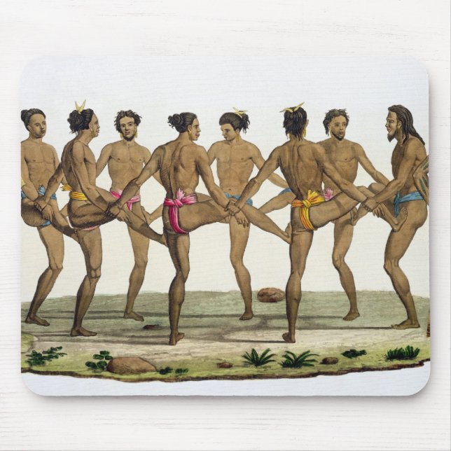 Dance of the Caroline Islanders, plate 22 from 'Le Mouse Mat (Front)