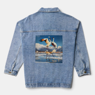Dance of the Cranes – Elegy on Ice Denim Jacket