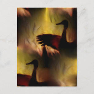 Dance Of The Cranes Postcard