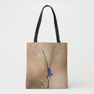 Dance of the damselfly tote bag