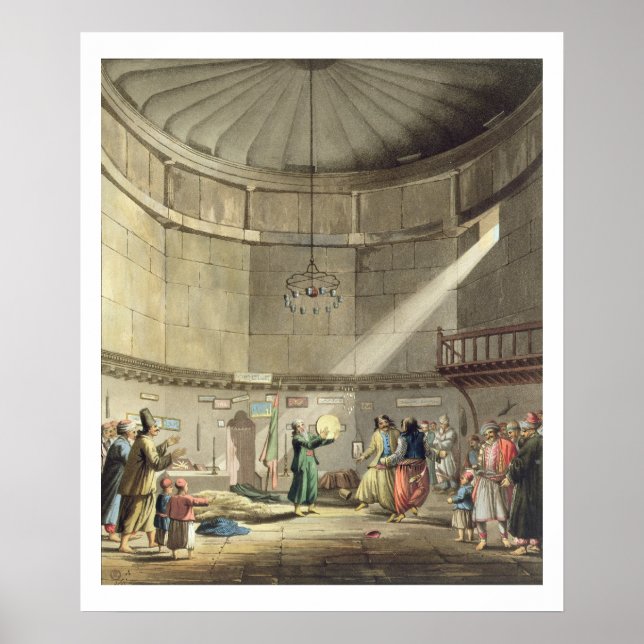 Dance of the Dervishes, plate 3 from Part 1 of 'Vi Poster (Front)