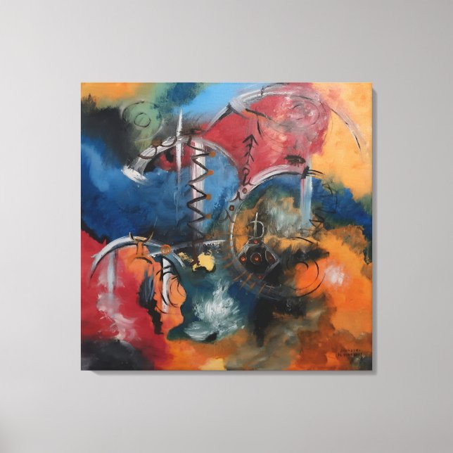 Dance of the Elements Canvas Print (Front)