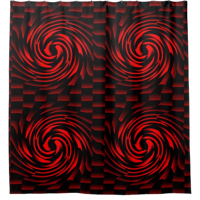 Dance of the elements of fire shower curtain (Front)
