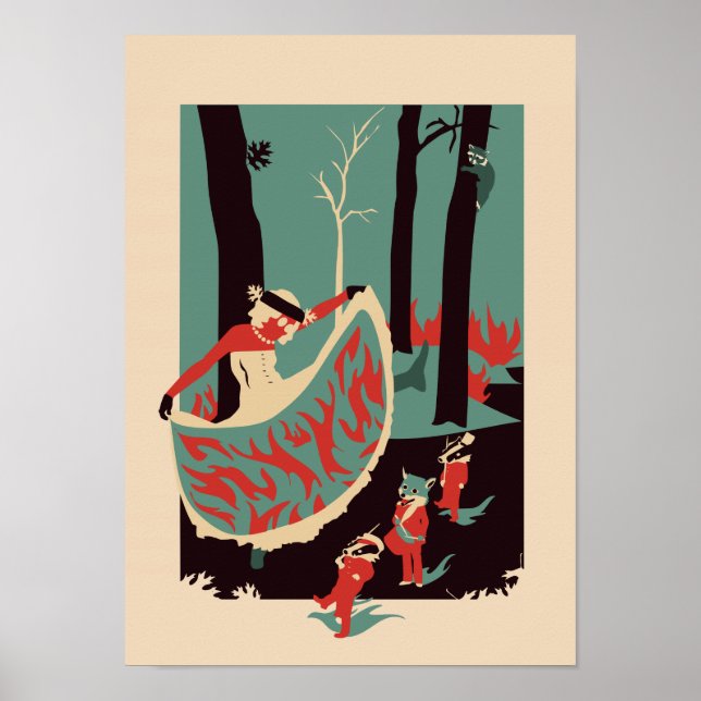 Dance of the Fire Fae. Poster (Front)