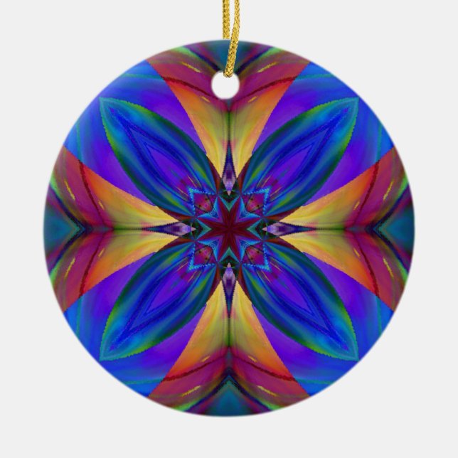 Dance of the Firefly Ceramic Tree Decoration (Front)