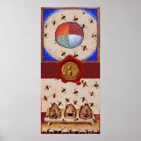 DANCE OF THE HONEY BEES, 4 ELEMENTS,Red Wax Seal