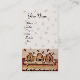 DANCE OF THE HONEY BEES ,FOUR ELEMENTS,Wax Seal Business Card