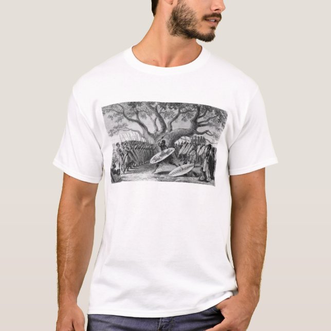 Dance of the Landeens, or Zulus T-Shirt (Front)