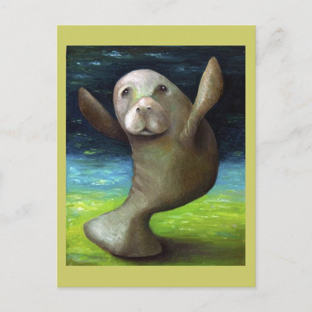 Dance Of The Manatee Postcard (Front)