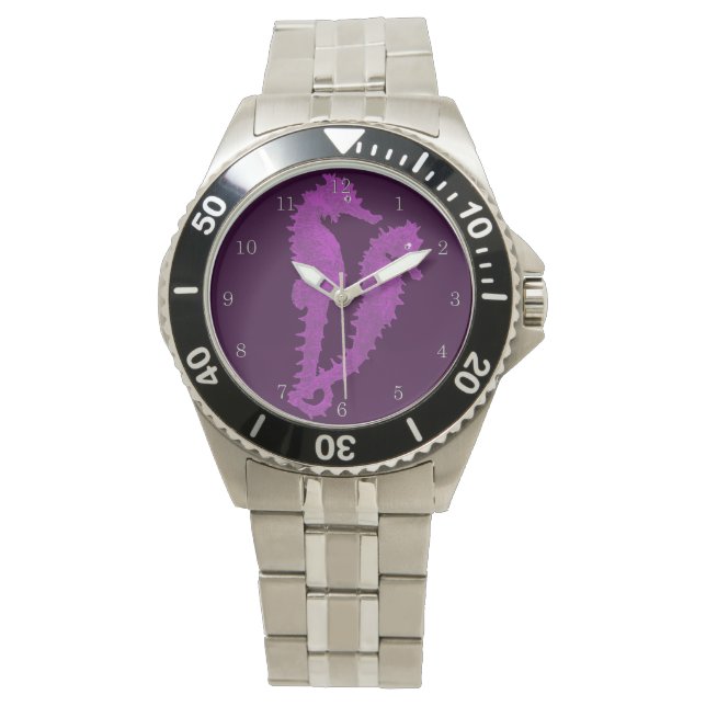 Dance Of The Seahorses (Purple) Watch (Front)