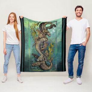 Dance of the Selkies Fleece Blanket
