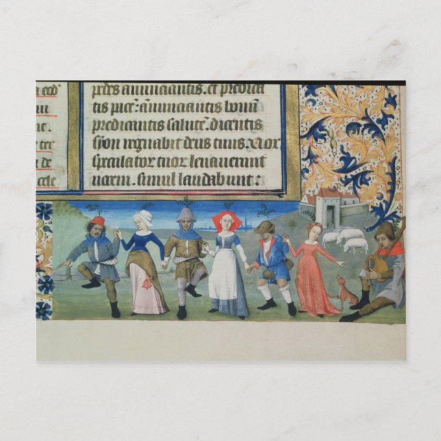 Dance of the shepherds postcard (Front)