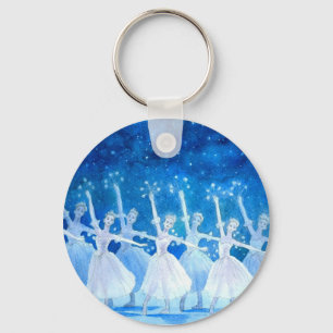 Dance of the Snowflakes Key Chain
